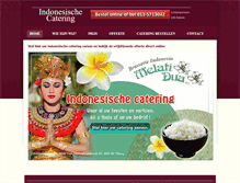 Tablet Screenshot of indonesischecatering.nl